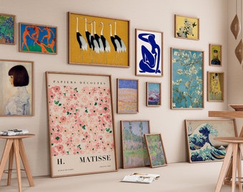 アート　PRETTY GREEN Prints 「Pocket Full」 Amazon.com: HoozGee Framed Botanical Wall Art Prints Set of 6