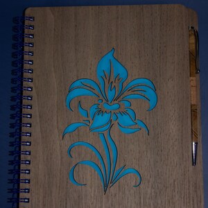 Walnut A5 Graph Journal with Spalted Maple Pen
