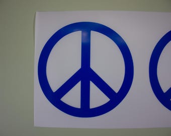 Peace Sign Vinyl Sticker Set