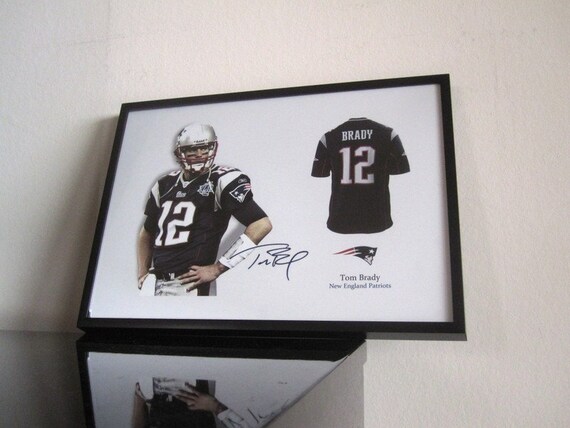 tom brady framed jersey