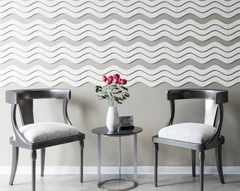 Wavy Wood Wall Panel, Wavy Wood Slat, Curvy Wood Slat , Easy Installation, Custom Panels, 9