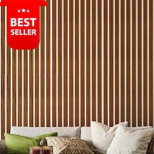 Wood wall panel, Real wood panels, Wide size (50 mm), Wood Wall Cladding, Wood strips, Accent wall design, 1