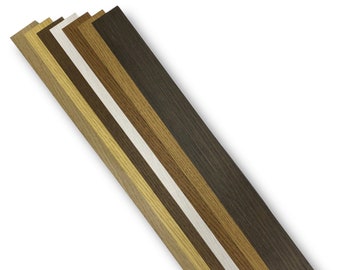 Oak Wooden Wall Slats Narrow Size - 3D Wall Panels - Wooden Slats - Wood Decor - Room Interior - Decorative Wood Panels - Wooden Wall Slat