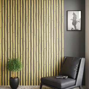 Bamboo Wall Slats - Wall panel - 3D Wooden Panels - Mother&#39;s Day Gift - Anniversary Gift - Wall Decoration Forest Wall Decor Textured Design