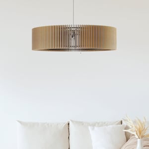 Wood Chandelier Lighting, Wooden Pendant Light, Hanging Lamp, Modern Chandelier, Light fixture, Wooden Lampshade, Ceiling Lamp, Dining Light