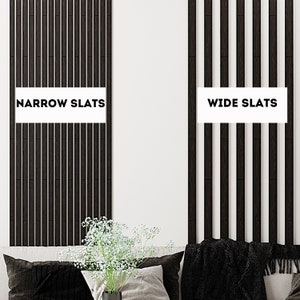 Wood wall panel, Oak wood panels, size 50 mm, Wood Wall Cladding, Wood strips, Accent wall design, wood slat wall panel, tv wall panelling