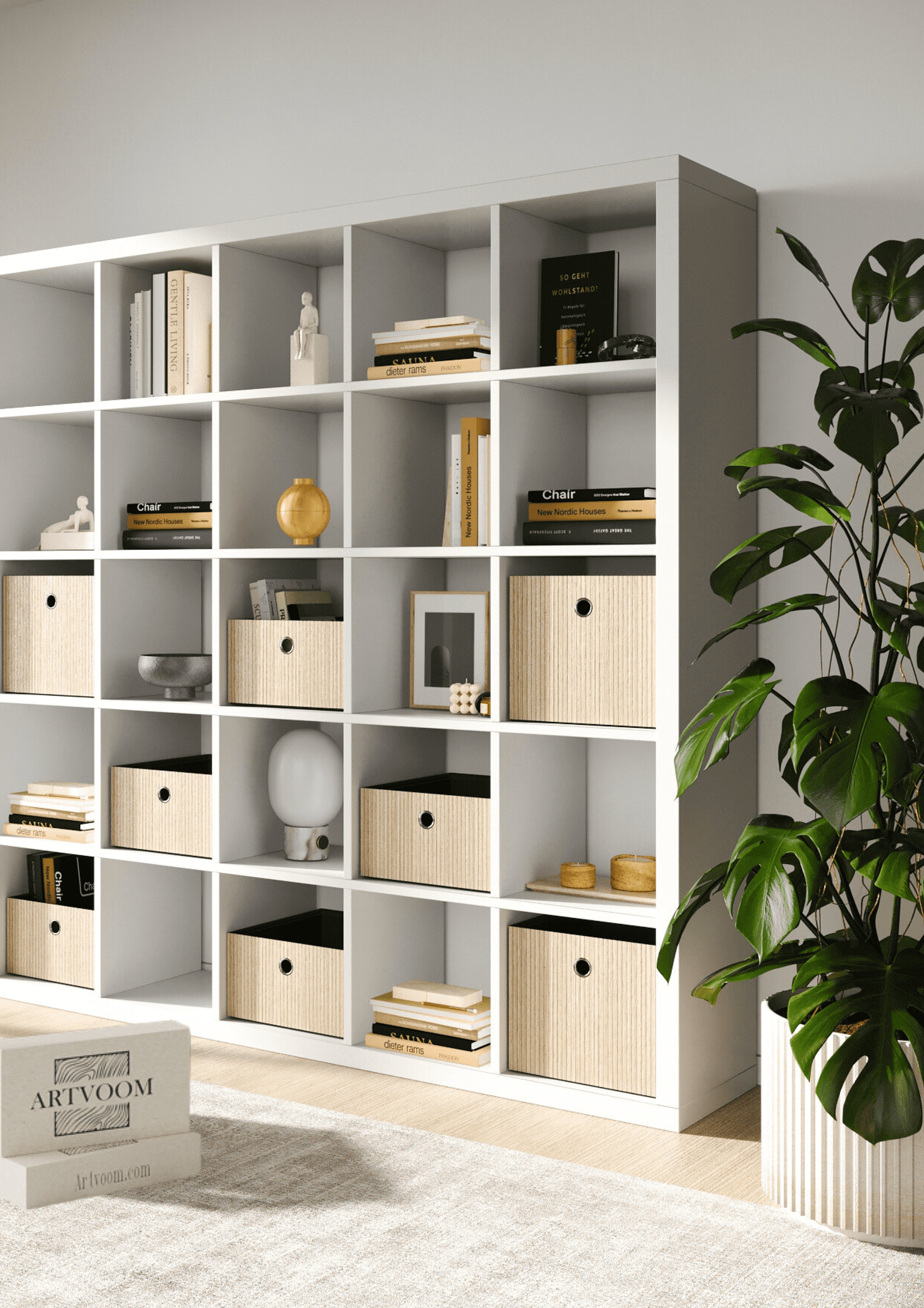 5x5 kallax shelf discount