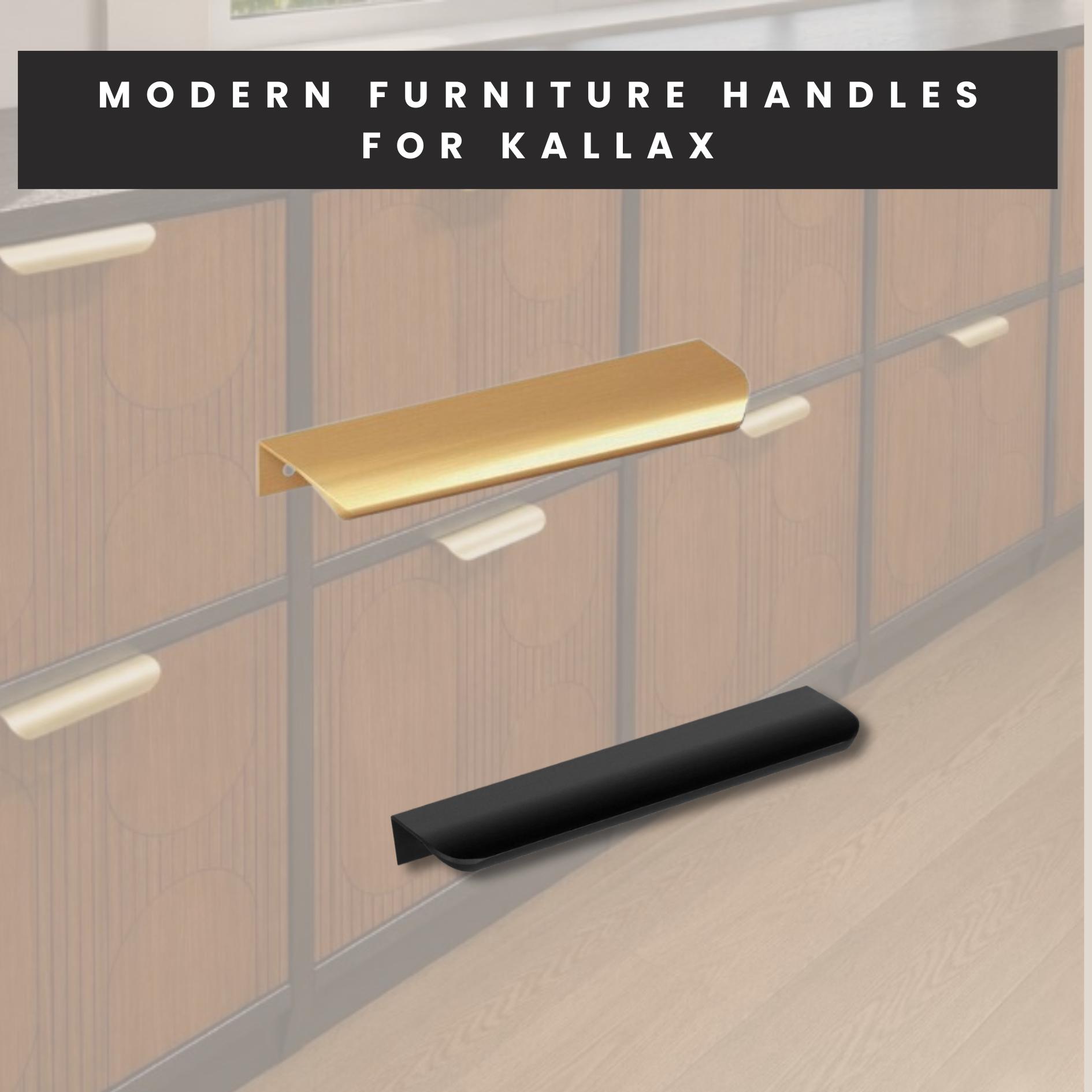 Kallax Brushed Rose Gold Aluminum Dresser Handle, Ikea Cabinet Pull for…
