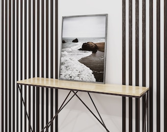 Wide Size Wenge Wooden Wall Slats - Panels On The Wall - Wooden Slats - Wood Decor - Room Decor - 3D Panels - Father's Day Gift - Wall Art