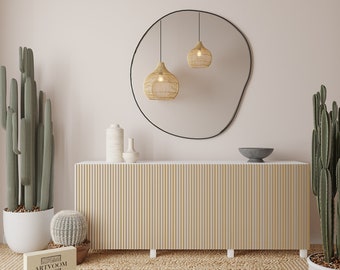 Dekorative Möbelauflagen für Ikea Kommode Besta Aufbewahrung, Panels mit einfacher Anwendung, BESTA Kits für einfache Ikea Hack Projekte, 1 cm breit