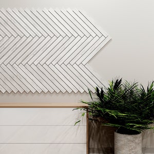 Schmale Weisse Latten Wand Diy Ideen Neujahrsgeschenk Etsy