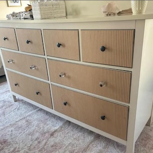 Upcycled furniture ikea hemne overlay, slat panel, set of decorative wooden slats 1cm wide, hemnes dresser,wooden furniture appliques