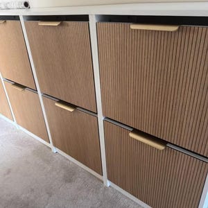 Revêtements décoratifs, panneaux en bois spécialement conçus pour les meubles IKEA et Stall pour les armoires à chaussures, motif pour le rangement des chaussures