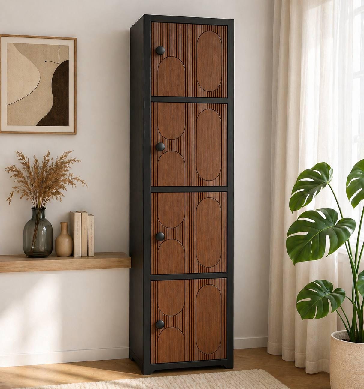 Oak Veneer Furniture Overlay, Kallax Door Panels, Bookcase Insert