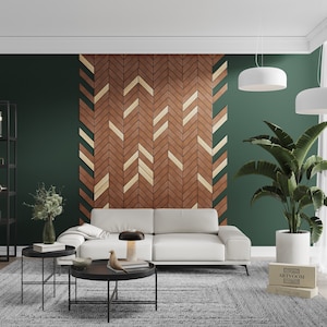 3D wall panel, Chevron arrows, Wood panels, Herringbone, Big little gift, Wood wall art, Chevron pattern, 3