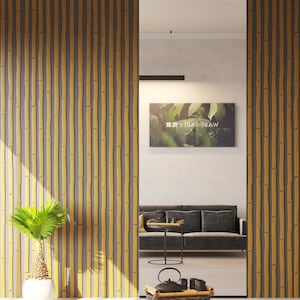 Bamboo | Wood wall panels | 3d wall panels |Home decor |Forest Wall Decor for living Room |14