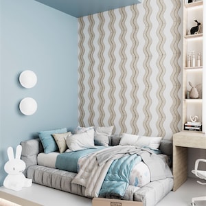 Wall Wave Panels - Wall Decor - Wall Wave Slats - Wall Stickers - Wall Wood Decor - Home Decor - Home Trend