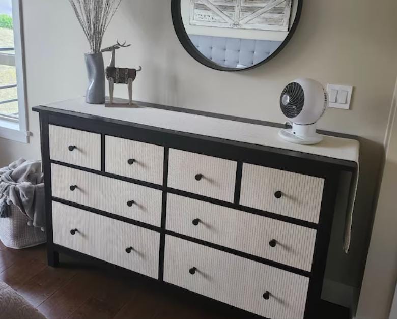 Furniture Ikea Hemnes Overlay, Set of Decorative Wooden Panels