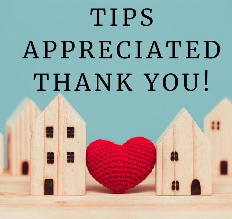 Tips Appreciated, Thank You - Etsy