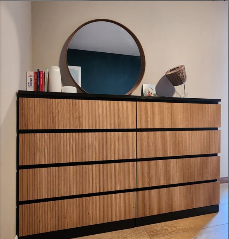 Malm dresser brown discount