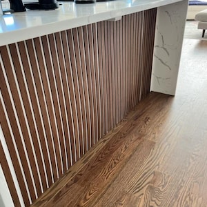 Wood slat wall panel, Apartment decor, Nerrow size, Accent wall panels, Wood wall art, Maximalist decor, wall panelling, partition wall
