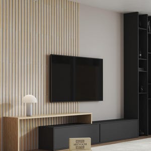 Vertical wood slat wall, wood wall decor, wood panels on wall ideas, tv accent wall, slatted wall, wall panelling design,interior wall decor