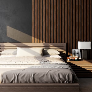Wide Rosewood Planks - 3D Wall Panels - Birthday Gift - DIY Wall Art - Modern Wall Decor - Living room Decorative Wall - Wooden Panels