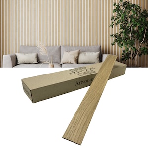 Wood slat wall panel, 3 cm wide, room divider, wall panel kit, apartment decor, accent wall design, decor living room, wood partition