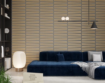 Wood Slat Wall Panel , oak decorative panel, narrow size 30mm, wall partition, wall paneling, room divider,raumteiler