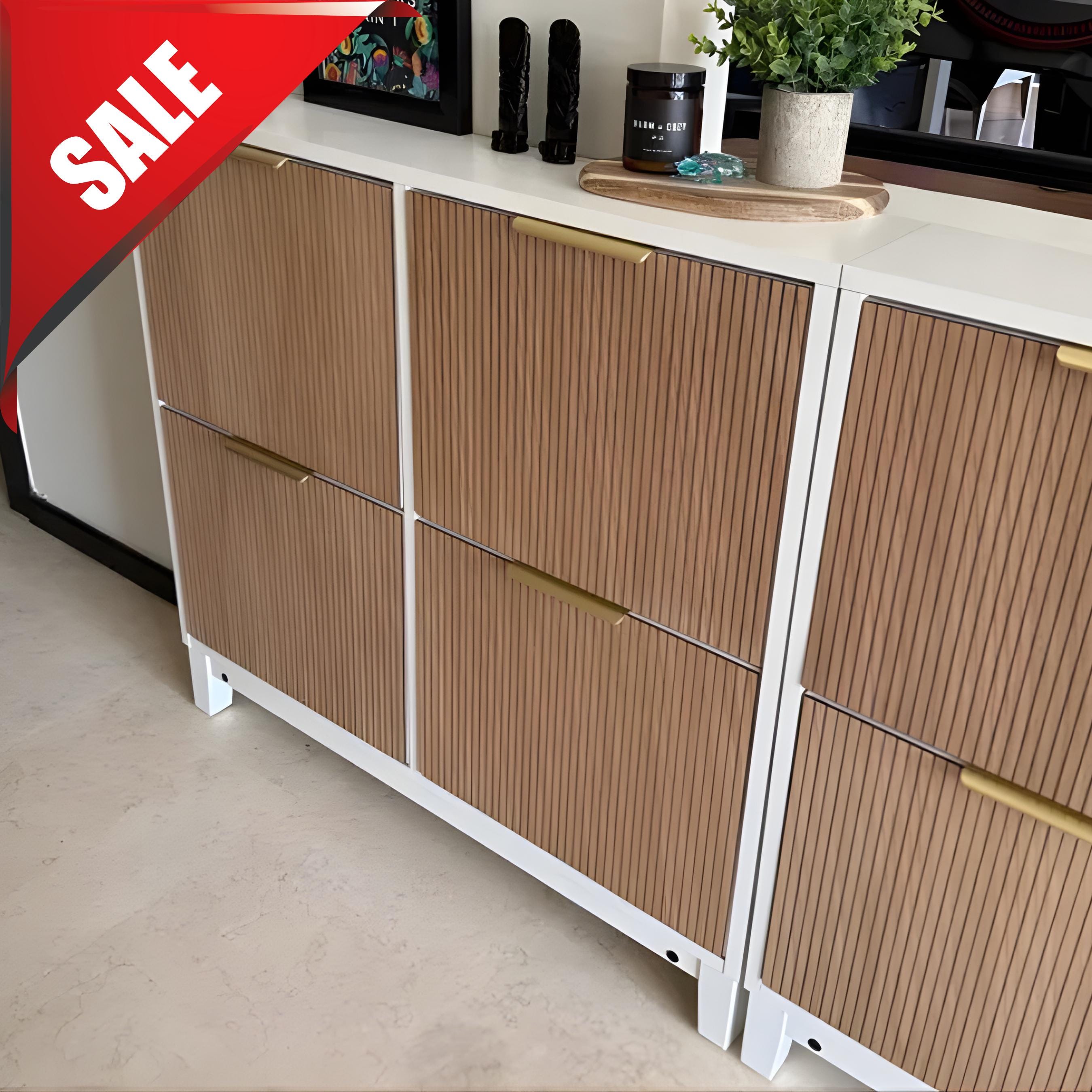 Holzauflage für IKEA Hemnes Schuhschrank, natürliche Eiche Furnierplatten für IKEA Stall, dekorative Möbelfelle, Boho Schuhbox Upgrade