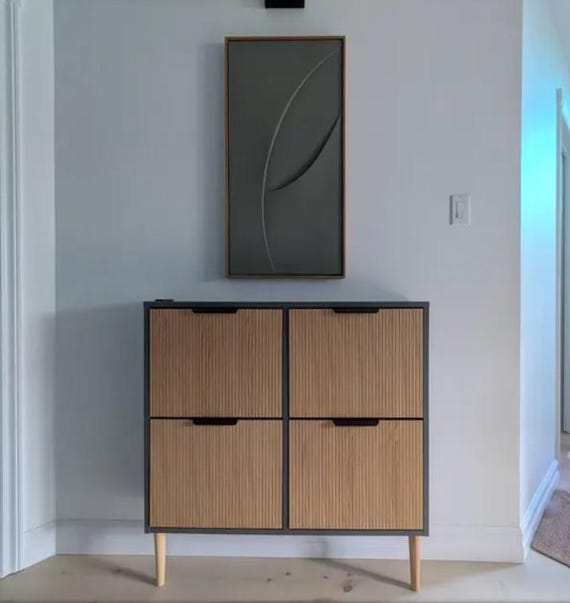 Hemnes Overlay für Ikea Schuhschrank mit 4 Fächern, Schuhschrank, Schuhschrank, Ikea Schuhschrank Overlay