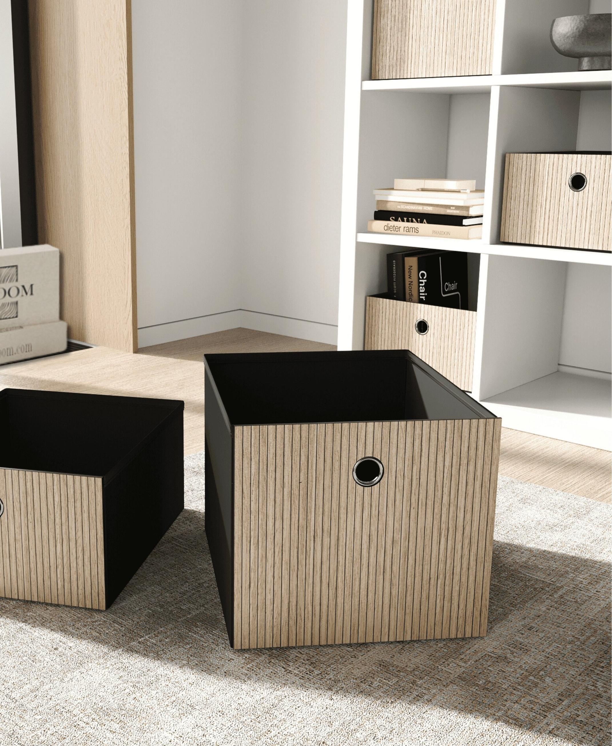 Kallax Storage Bins, Wooden Storage Box, Decorative Box, Shelf
