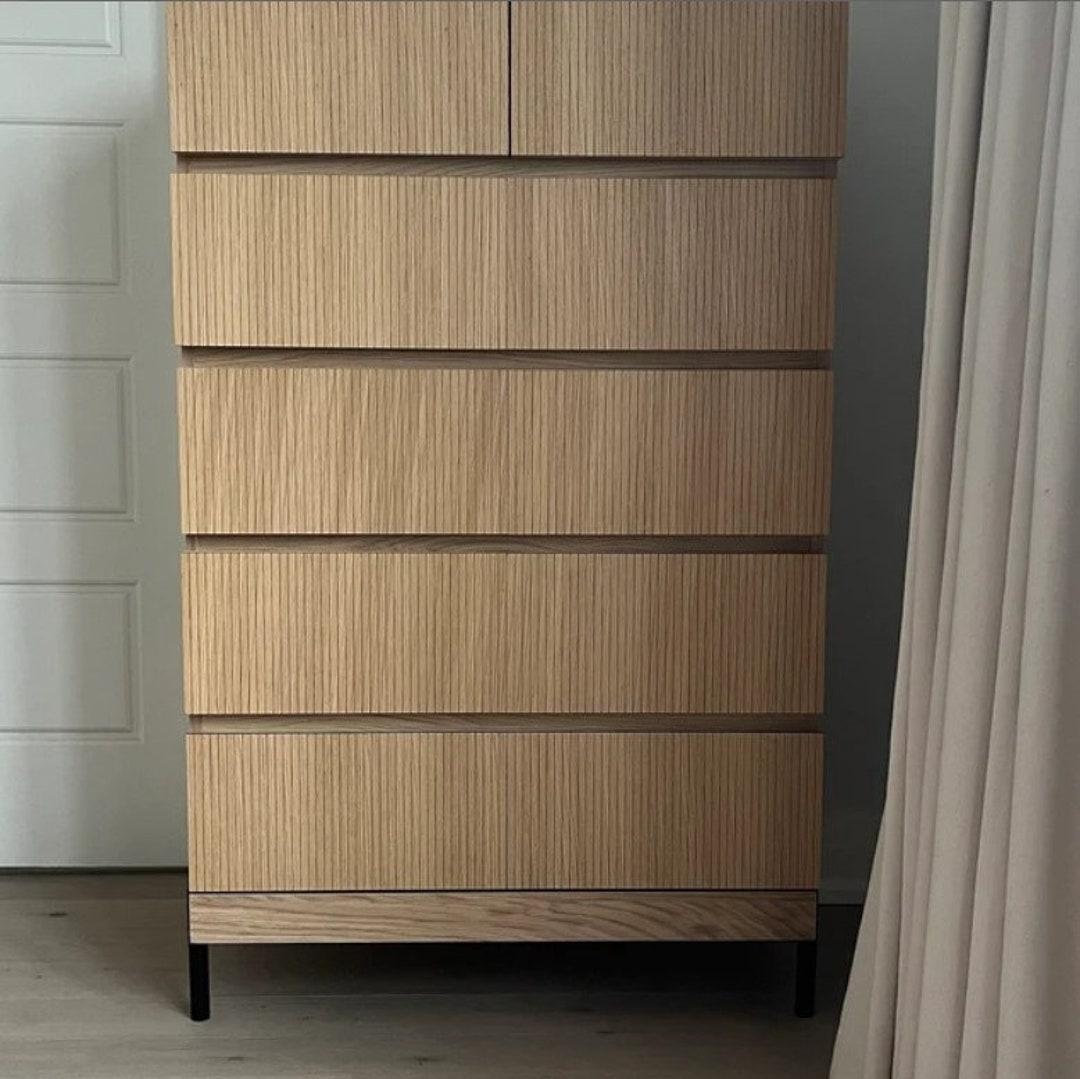 Malm oak drawers discount