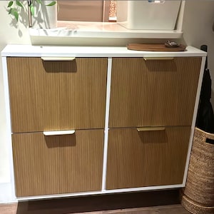 Furniture overlay for ikea shoes cabinet on 4 doors compartments, ikea hemne overlay, ikea stall, overlays for 4 shoe storage compartments