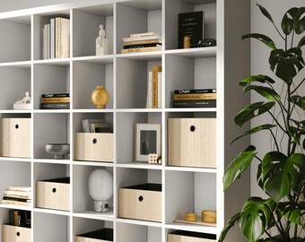Kallax 収納ボックス、木製収納ボックス、装飾ボックス、棚インサート