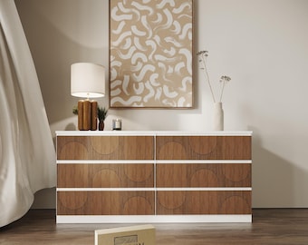Ikea Malm meubelpanelen, transformeer je IKEA doe-het-zelf-dressoir met decoratieve houten overlays