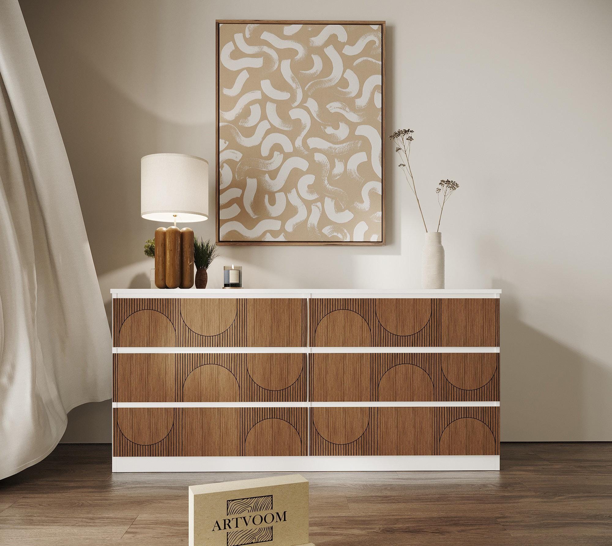 Ikea Malm Furniture Panels, Transform Your IKEA Diy Dresser With Decorative Wooden Overlays