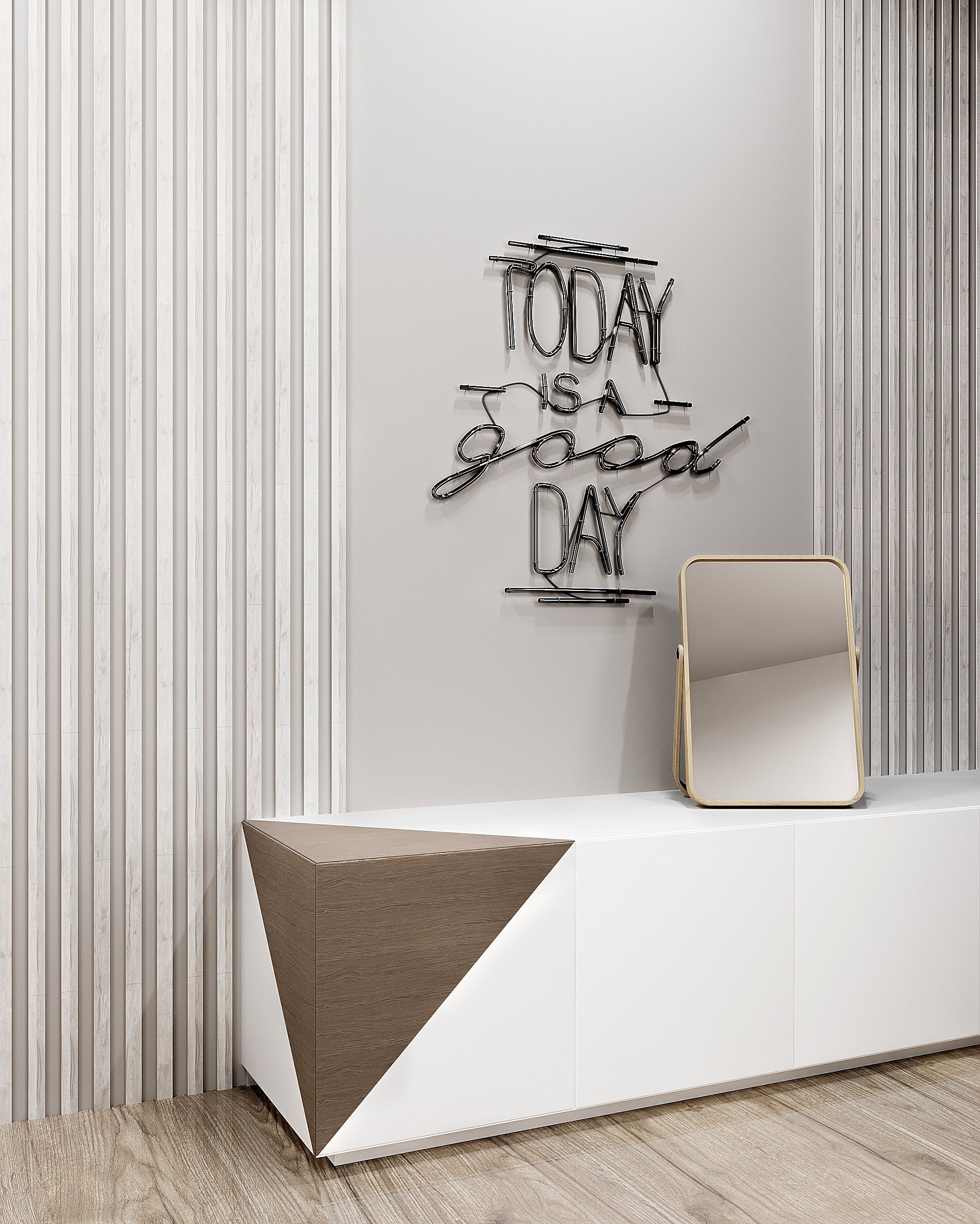 Narrow White Slats Wall DIY Ideas New Year's Gift Etsy Canada