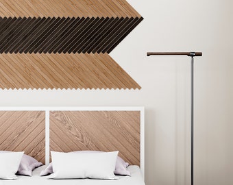 Oak Wooden Wall Slats Narrow Size - 3D Wall Panels - Wooden Slats - Wood Decor - Room Interior - Decorative Wood Panels- Wooden Wall Slat,28