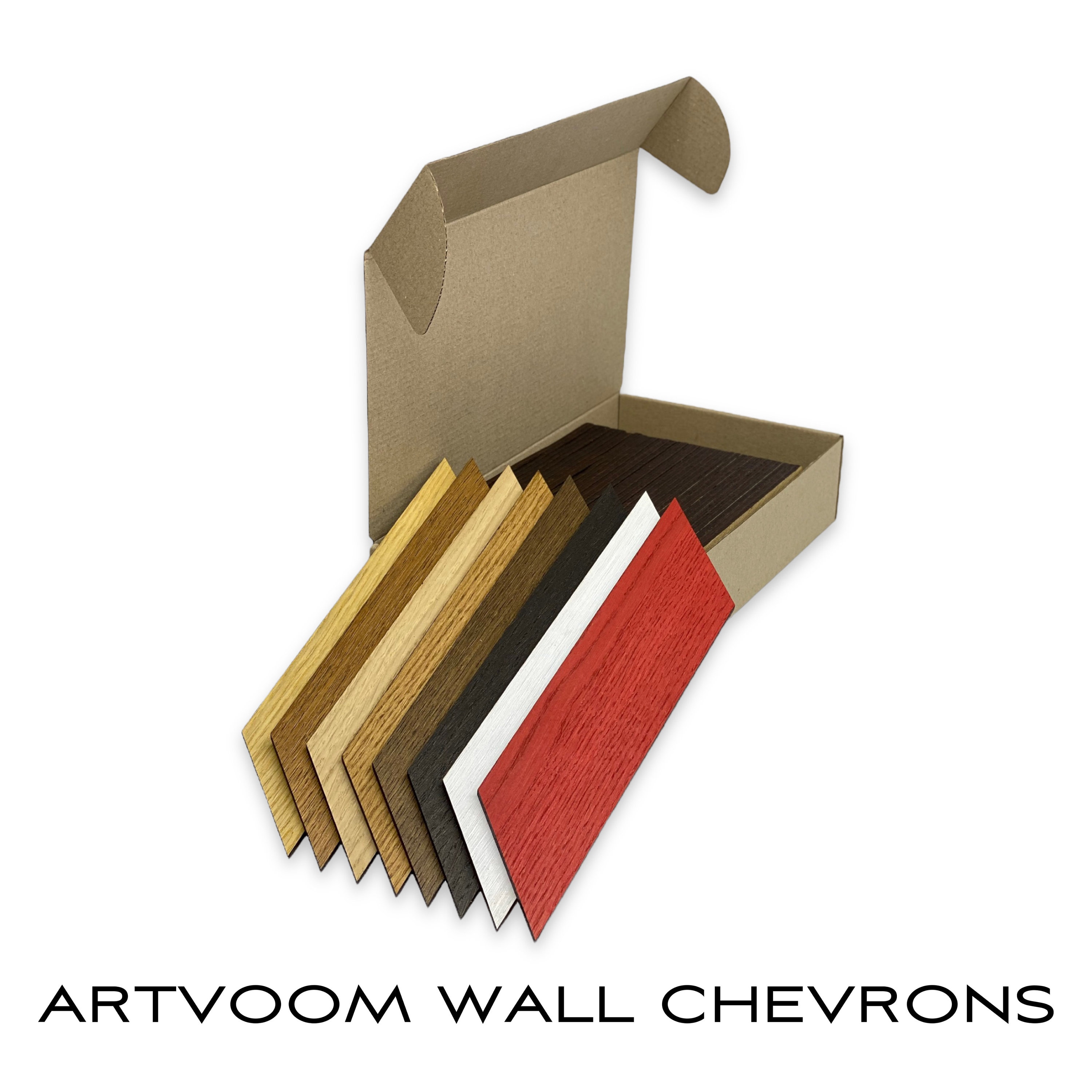 Chevron Panels, Wood Wall Panel, Chevron Arrows, Natural Oak Wood ...