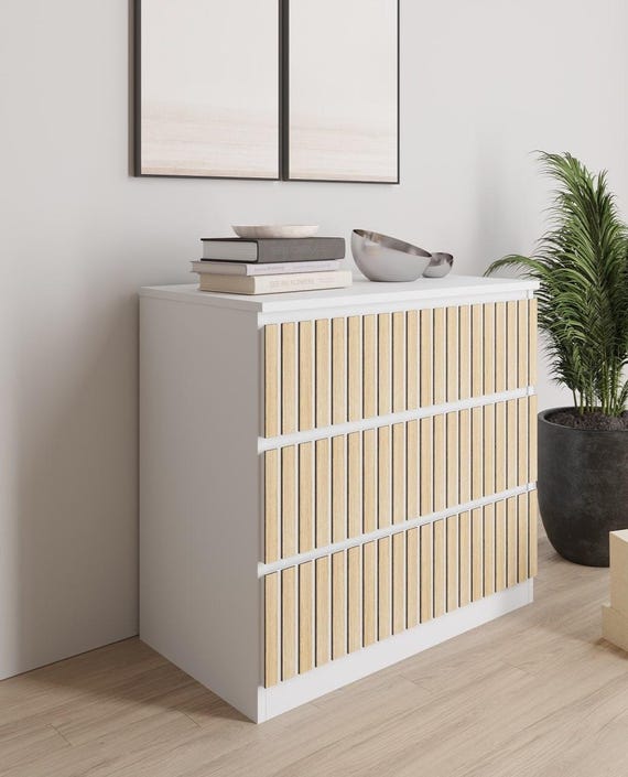 dresser ikea STORKLINTA 6-drawer dresser, white/anchor/unlock function,  551/8x187/8x291/2"