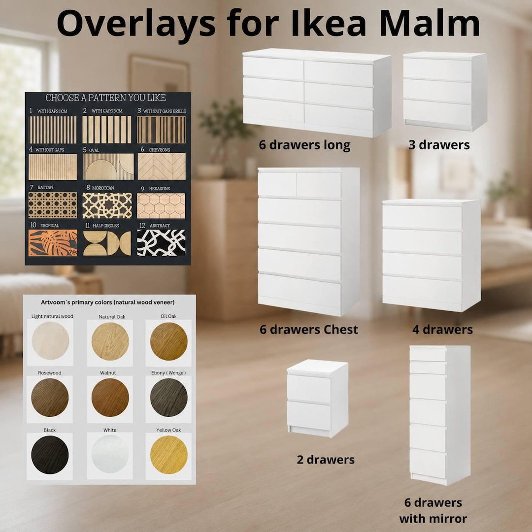 ikea grey dresser malm IKEA MALM 3 Drawer Chest Gray Stained