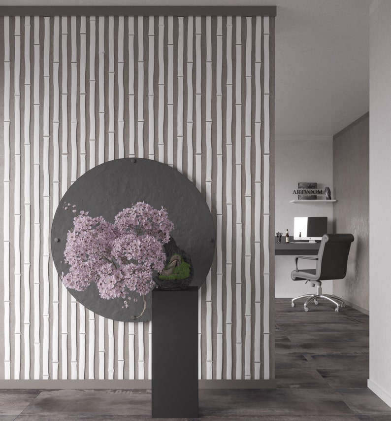 Bamboo | Wood Wall Panels | 3d Wall Panels |home Decor |forest Wall ...