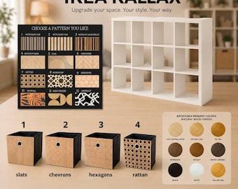 Kallax Storage Bins, Wooden Storage Box, Decorative Box, Shelf