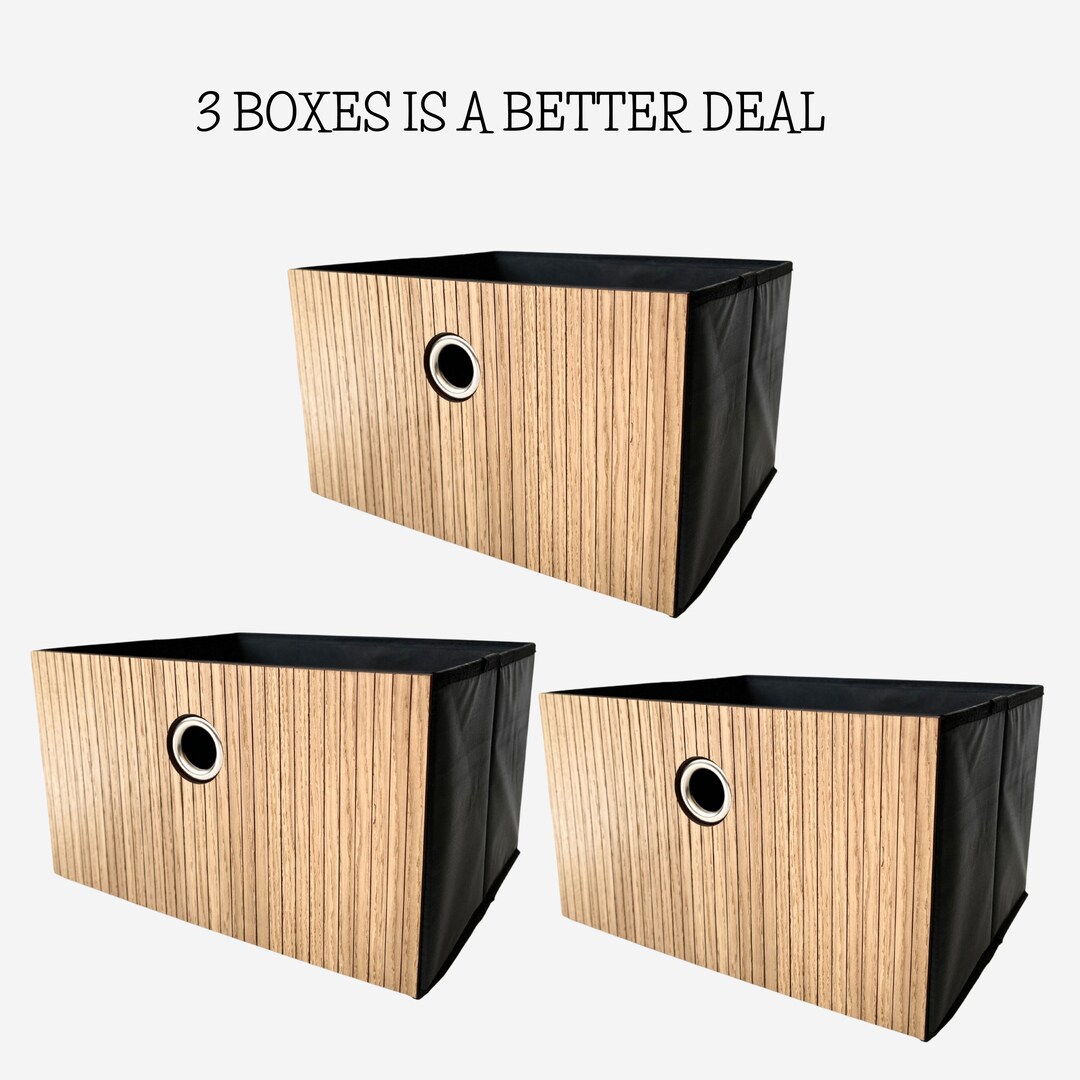 Kallax Storage Bins, Wooden Storage Box, Kallax Insert, Kallax Box, Storage Organization, Ikea