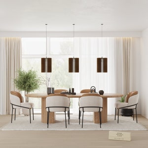 Wooden Pendant Light, Wood Chandelier Lighting, Hanging Lamp, Modern Chandelier, Light fixture, Ceiling Lamp, Dining Light, Kitchen Lighting