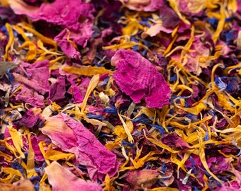 Véritable confetti de fleurs | Confettis naturels Fleurs séchées |