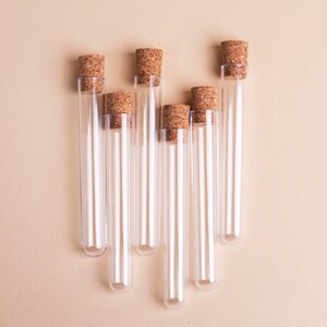 Plain Test Tubes | Cork Tubes | Wedding Favours | Party Favours | Bridal shower | Baby Shower Favours | Bridesmaids Gift | Toss Tubes