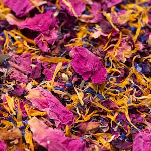 Natural confetti | Flower confetti | Petal confetti | Biodegradable confetti | Dried flowers | 5 liters set | Free shipping