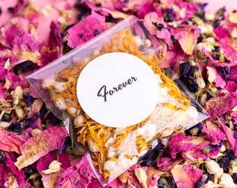 Wedding confetti bags | Eco confetti packets | Flower confetti | Biodegradable confetti | DIY set